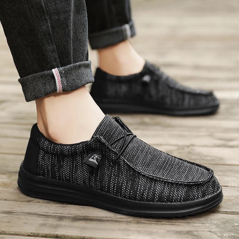 Schlupfschuhe Aus Canvas Beliebteste Prime-schuhe - Schwarz