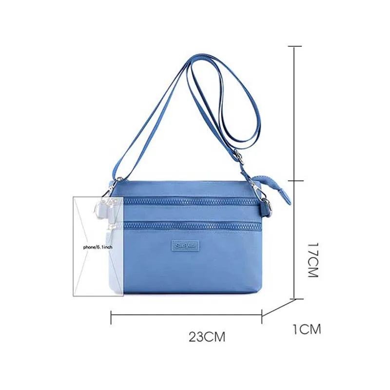 Damen Mini Schultertaschen Kleine Umhängetasche Messenger Bag Designertasche Mehrschichtiger Kartenhalter - Schwarz