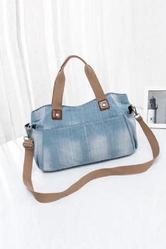 Luxus-taschen Für Damen Große Handtasche Denim-einkaufstasche Damen-umhängetasche