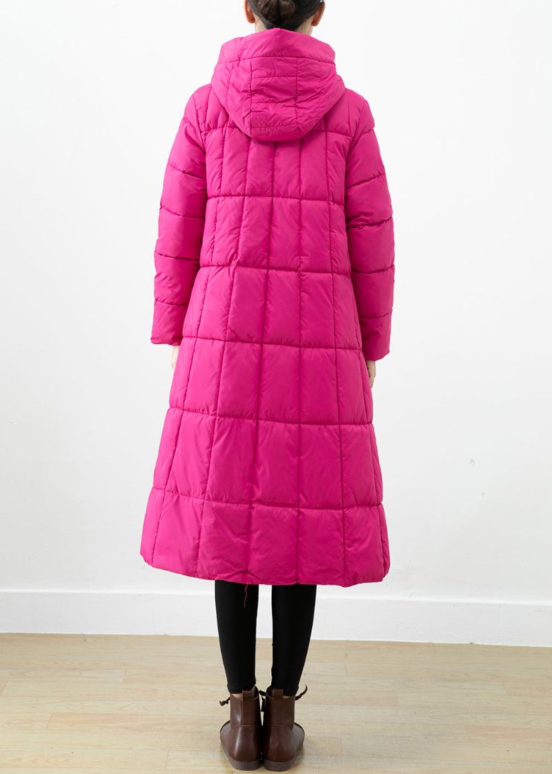 Steppjacke Mit Kapuzentaschen Und Feiner Baumwollfüllung „italian Rose“ Für Den Winter - Damen-Daunenjacken