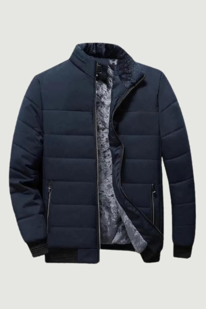 Jacke Für Herren Dicke Fleece-parkas Reißverschluss Warme Herren-oberbekleidung Schmale Freizeitjacken Winter-windjacken Mäntel Herrenbekleidung