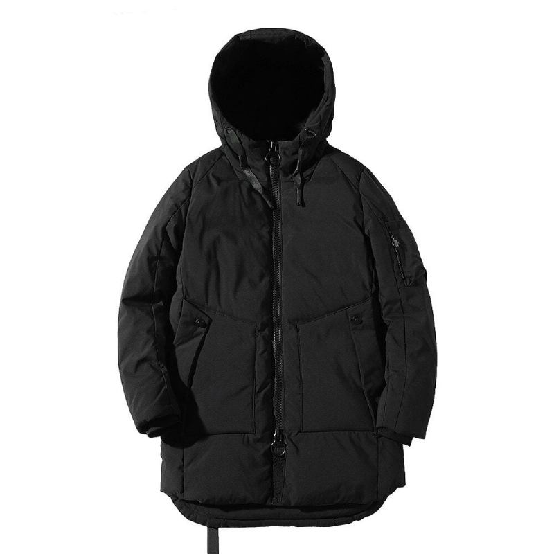 Winterjacke Für Herren Baumwolle Herrenparka Winterjacken Und -mäntel - 364 Schwarz