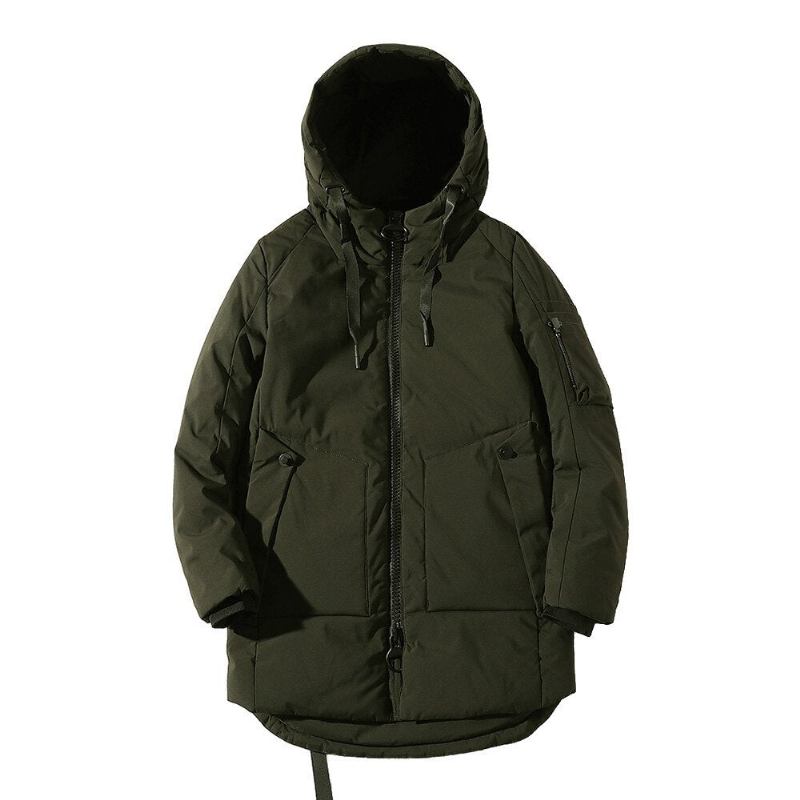 Winterjacke Für Herren Baumwolle Herrenparka Winterjacken Und -mäntel - 364 Schwarz