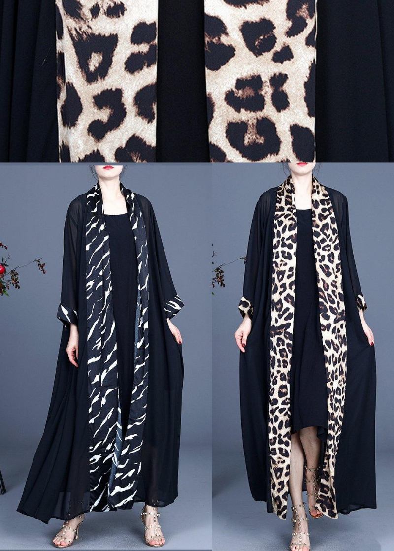 Langer Sommerstil 2024 Mit Leopardenmuster - Leopard