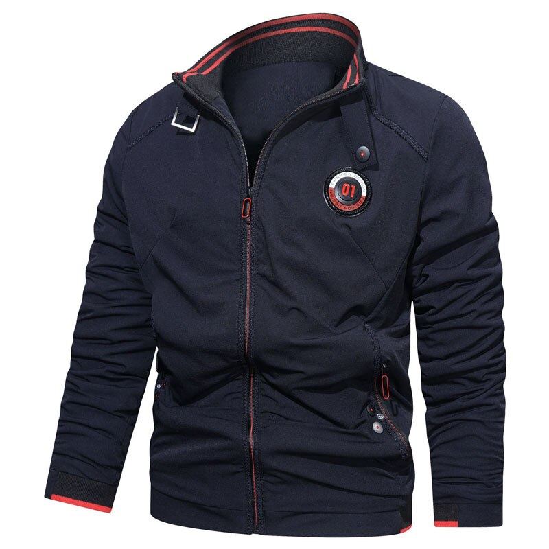 Bomberjacke Für Herren Freizeit-windjacke Herrenjacken Frühling Herbst Oberbekleidung Slim Fit Militärmantel - Grün