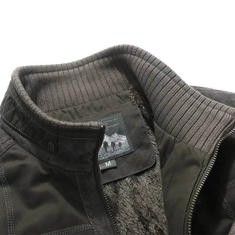 Designerkleidung Für Herren Militäruniform Bomberjacke Für Übergröße Winter - Grün