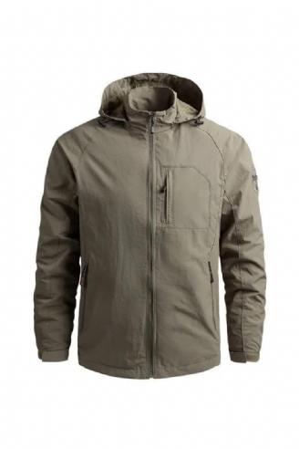 Herbst Freizeitjacke Herren Taktik Militärjacken Outdoor Wanderjacken Wasserdicht Mit Kapuze