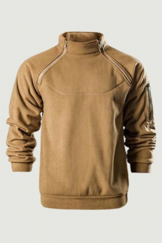 Herbst Und Winter Neue Militärische Taktische Fleecejacke Für Herren Outdoor Bergsteigen Klettern Fleece Warmer Plüschpullover