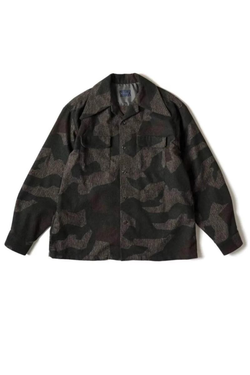 Herren Exklusive Hochwertige Camouflage Militär Freizeitjacke Mantel