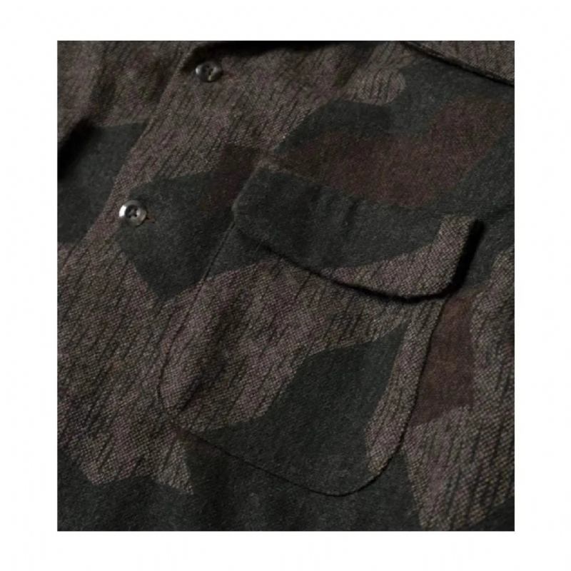 Herren Exklusive Hochwertige Camouflage Militär Freizeitjacke Mantel - Grün