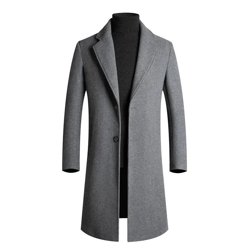 Jeansblazer Für Herren Übergroßer Mantel Frühling/herbst Casual-blazer Für Oberbekleidung Jacke - Grau