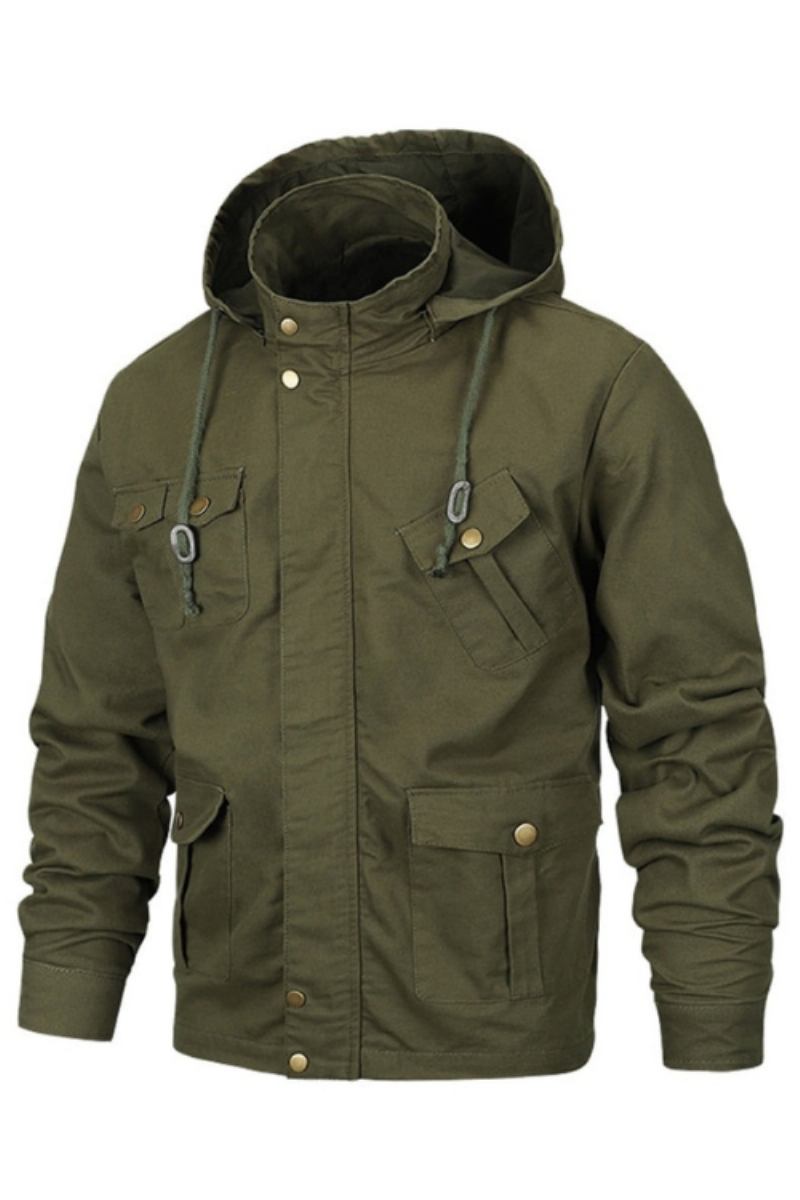 Militärjacke Für Herren Pilotenjacke Aus Baumwolle Mantel Army Bomberjacken Für Cargo-fliegerjacke Für