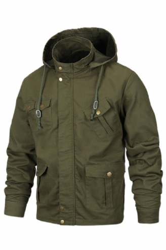 Militärjacke Für Herren Pilotenjacke Aus Baumwolle Mantel Army Bomberjacken Für Cargo-fliegerjacke Für