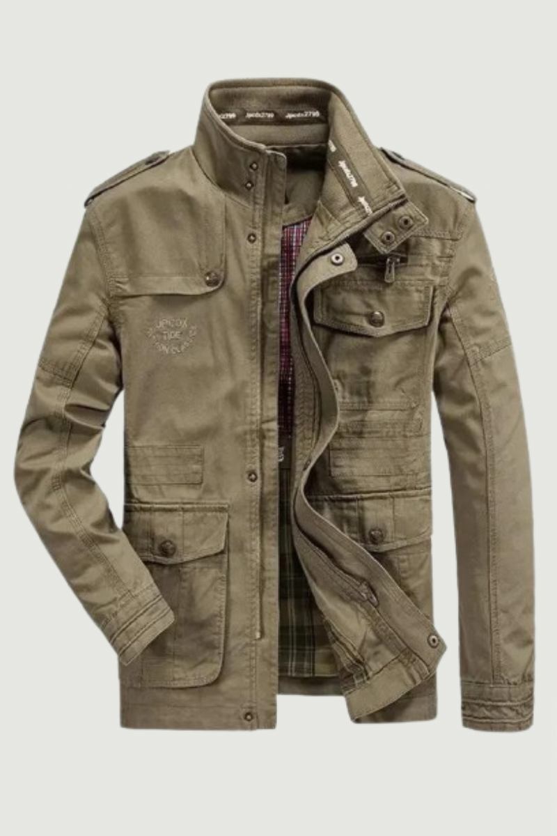 Militärjacke Herren Frühling Herbst Baumwolle Outdoor Herrenjacken Freizeitmantel