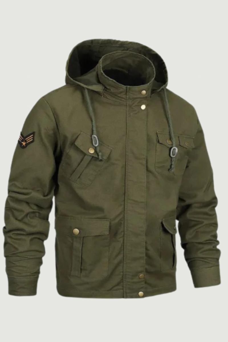 Militärjacken Für Herren Windjacke Mit Kapuze Freizeitjacke Oberbekleidung Für