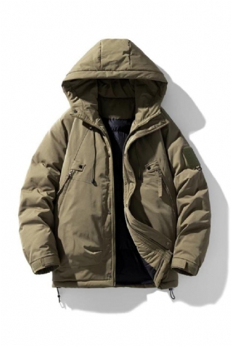 Warme Parkas Mit Kapuze Hochwertige Herren-wintermäntel Im Lockeren Stil Cargo-jacken Herren-windjacke Winter-outdoor-mäntel