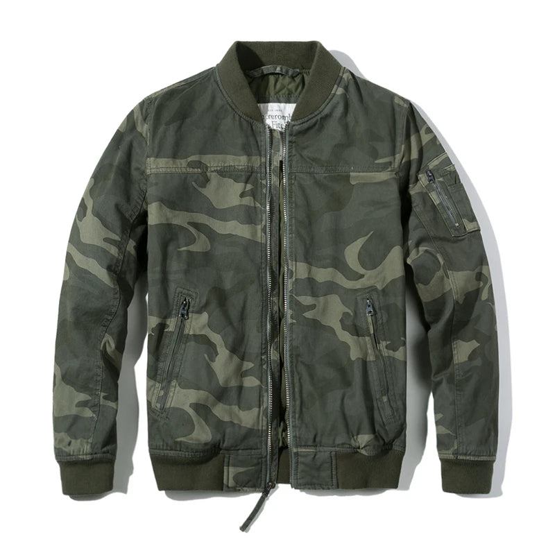 Winter-militärjacke Herren Baumwollfleece Camouflage Taktische Jacken Lässig Locker Grün Dicker Mantel - Grün