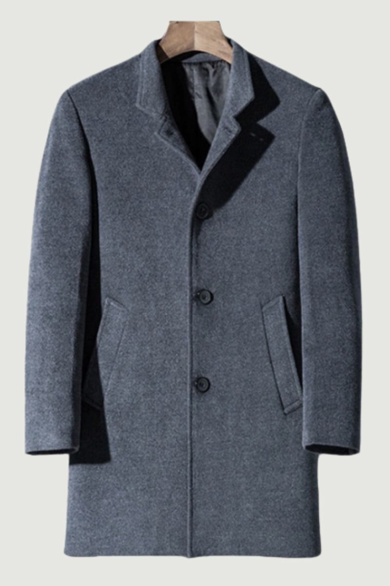 Winter-wollmantel Für Herren Lange Wollmäntel Herren-kaschmirjacke Luxuriöser Trenchcoat Aus Wolle Für Den Winter