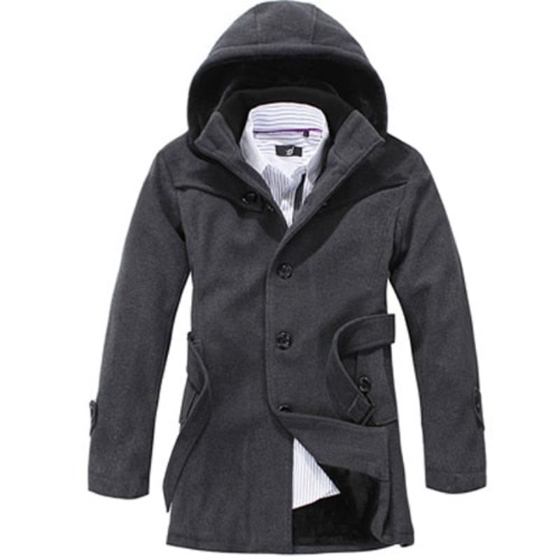 Winterjacke Für Herren Dicker Mantel Gewicht 1.5–2.2 Kg Herrenjacken Und -mäntel Herrenoberbekleidung Wintermantel - schwarz