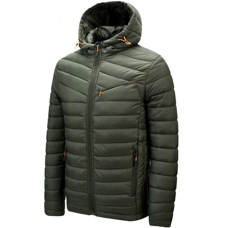 Winterjacke Für Herren Ultraleichte Warme Daunenjacke Parkas Mäntel Lässige Oberbekleidung Thermo-kapuzenjacken Für - Gelb