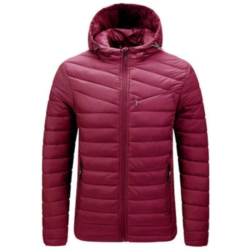 Winterjacke Für Herren Ultraleichte Warme Daunenjacke Parkas Mäntel Lässige Oberbekleidung Thermo-kapuzenjacken Für - Gelb