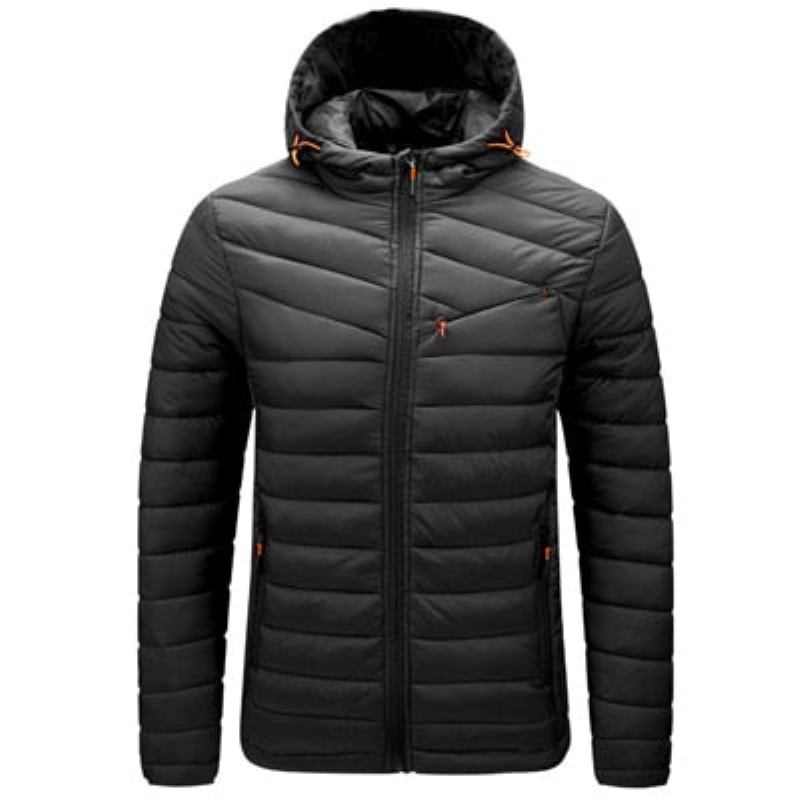 Winterjacke Für Herren Ultraleichte Warme Daunenjacke Parkas Mäntel Lässige Oberbekleidung Thermo-kapuzenjacken Für - Gelb