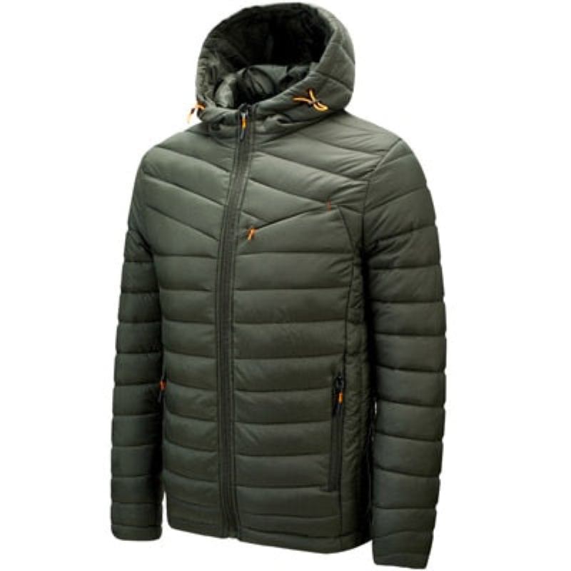 Winterjacke Für Herren Ultraleichte Warme Daunenjacke Parkas Mäntel Lässige Oberbekleidung Thermo-kapuzenjacken Für - Gelb