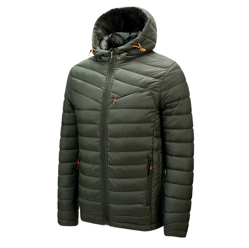 Winterjacke Für Herren Ultraleichte Warme Daunenjacke Parkas Mäntel Lässige Oberbekleidung Thermo-kapuzenjacken Für - Gelb