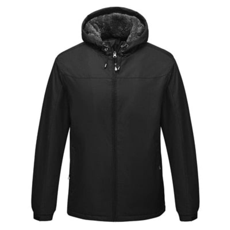 Wintersportjacke Für Herren Lässige Windjacke Für Draußen Thermo-kapuzenmäntel Fleece Warme Jacken Für - Himmelblau