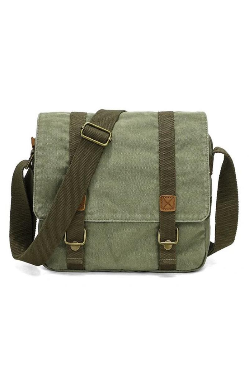 Canvas-tasche Retro-umhängetasche Aus Canvas Trendige Lässige Umhängetasche Für Herren