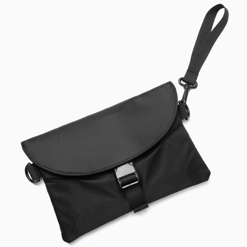 Herren Messenger Bag Oxford Umhängetaschen Business Weiche Handtaschen Mini Handtasche - Schwarz