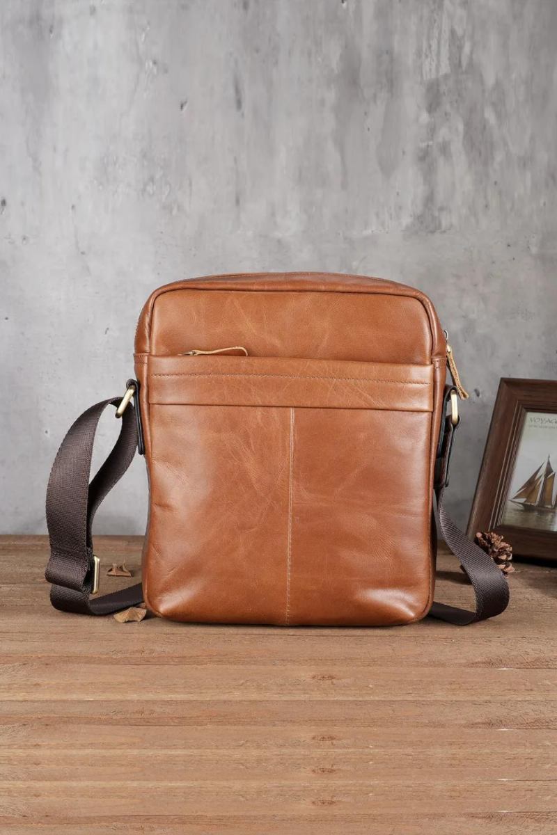 Herrentasche Lässige Individuelle Ledertasche Für Herren Retro-umhängetasche