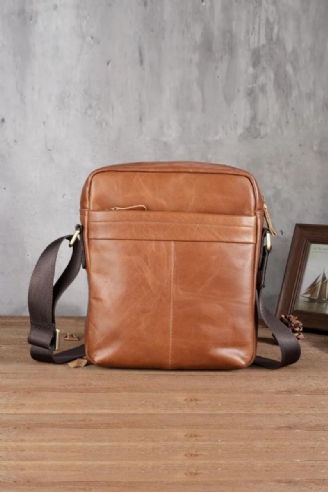 Herrentasche Lässige Individuelle Ledertasche Für Herren Retro-umhängetasche