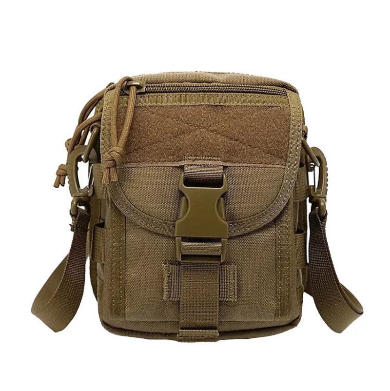 Taktische Tasche Nylon-hüfttasche Hüfttasche Camping-umhängetasche - Khaki