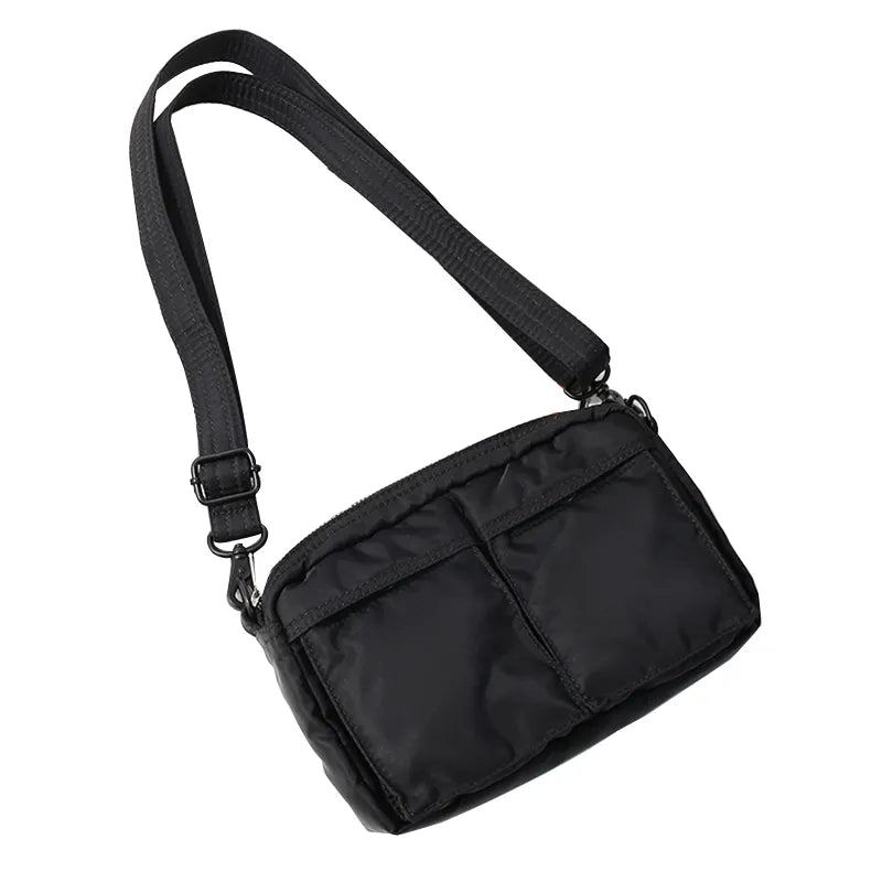 Umhängetasche Lässige Aus Nylon Für Herren Wasserdichte Messenger-tasche Mini-tasche Designer-tasche - Schwarz