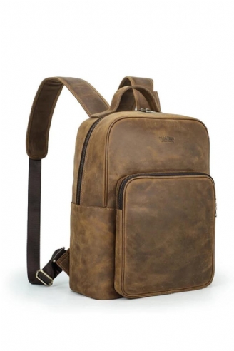 Vintage-rucksack Für Herren Designer-rucksack Aus Echtem Leder