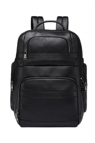 Weicher Rucksack Aus Echtem Leder Passend Für Laptop-tagesrucksack Herren-reiserucksack