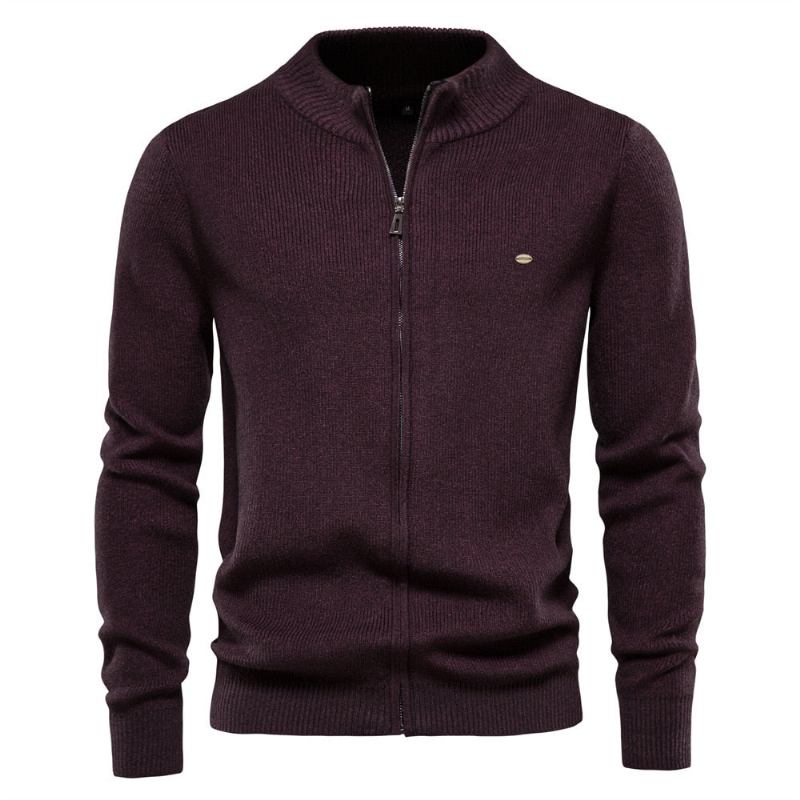 Herren-pullover Mit O-ausschnitt Pullover Slim Fit Strickwaren Langarmpullover Lässiger Herbst-winter-strickpullover Für Männer - Armeegrün