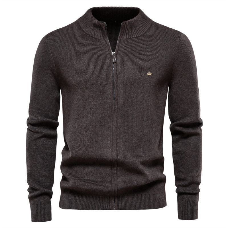 Herren-pullover Mit O-ausschnitt Pullover Slim Fit Strickwaren Langarmpullover Lässiger Herbst-winter-strickpullover Für Männer - Armeegrün