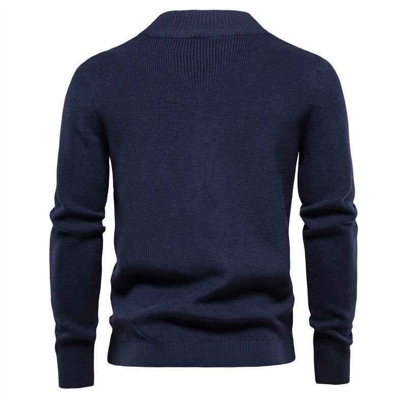 Herren-pullover Mit O-ausschnitt Pullover Slim Fit Strickwaren Langarmpullover Lässiger Herbst-winter-strickpullover Für Männer - Armeegrün