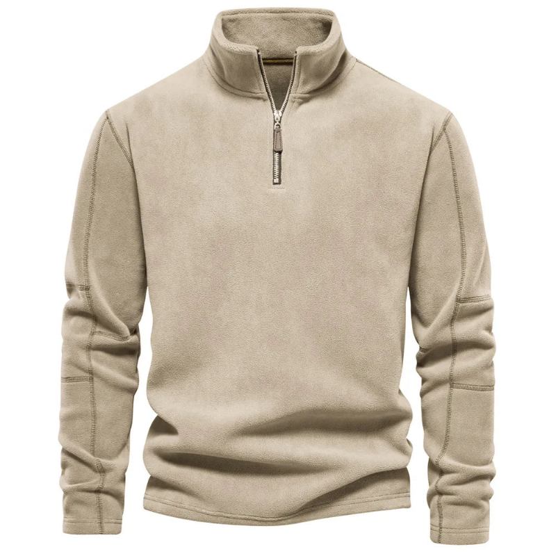 Herren-sweatshirt Mit Reißverschluss Pullover Für Den Winter Herrenbekleidung Windjacken Für Herren - Grau