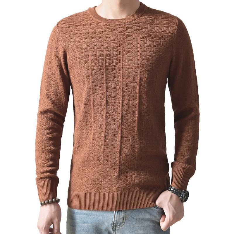 Herrenpullover Cardigan Business Gentleman Lässig Einfarbig Taschen Bequeme Passform Strickjacken Männer Mantel Kleidung - Schwarz