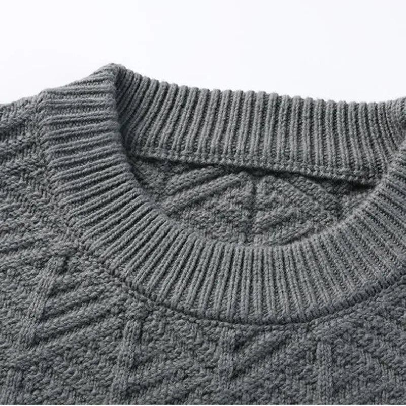 Kaschmirpullover Für Herren Mit Rundhalsausschnitt Neues Frühlings-t-shirt Strickhemd Für Jugendliche Hochwertiges Lockeres Unterhemd - Grün