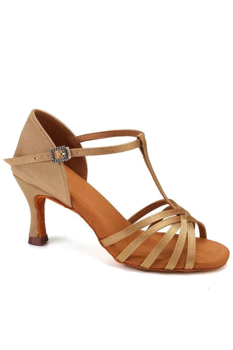 Lateinschuhe Für Damen Schuhe Für Lateinbraun Moderne Sandalen