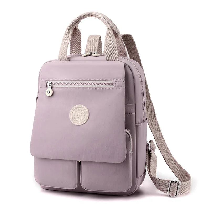 Designer-rucksack Für Damen Outdoor-reiserucksack College-studententaschen Für Mädchen - Schwarz