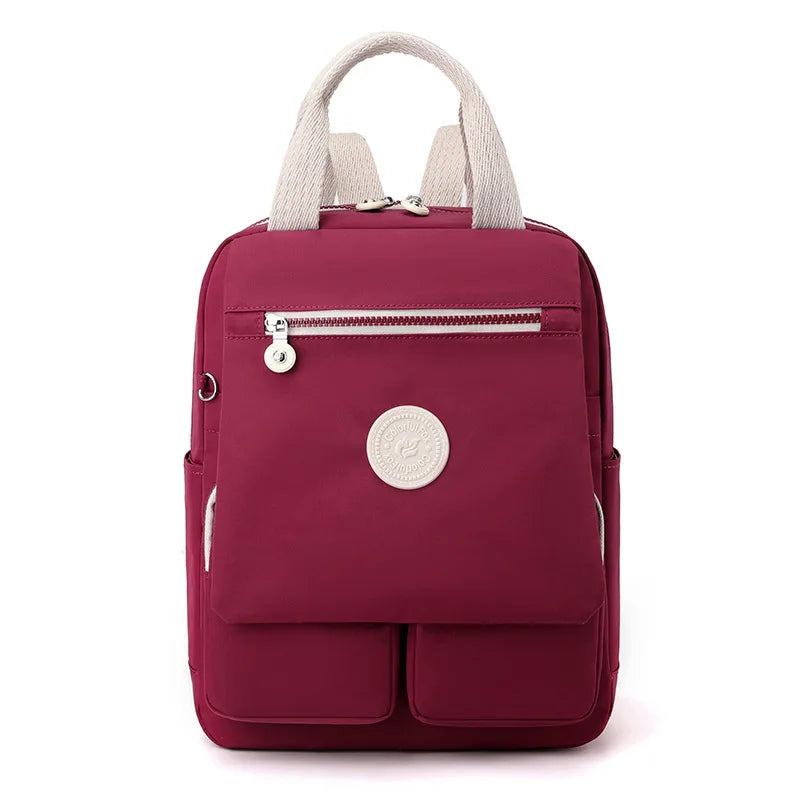 Designer-rucksack Für Damen Outdoor-reiserucksack College-studententaschen Für Mädchen - Schwarz