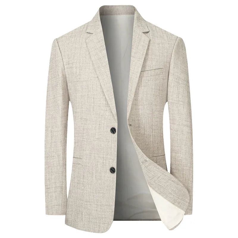 Herren Anzugjacke Dünne Blazer Frühling Herbst Massiv Business Casual Herrenkleidung Mäntel - Hellblau