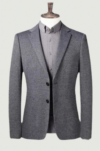 Herren Casual Business Anzugjacke Bräutigam Hochzeitsshow Männlicher Blazer