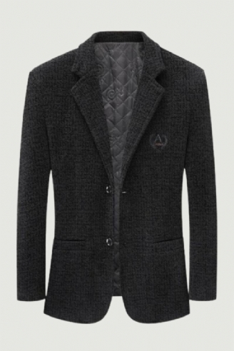 Herren-slim-fit Trendiger Bankettanzug Schöner Freizeitanzug Tweed-anzugjacke