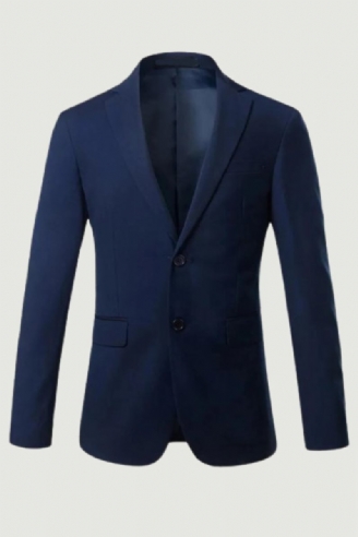 Herren Smart Casual Blazer Formelles Business Bräutigam Hochzeitskleid Show Social Tops Anzugjacke